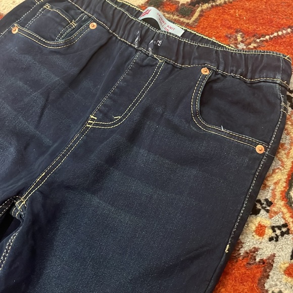 Levi Strauss Boys Skinny Knit Pull On Jeans Size 18 Reg NWOT - Picture 4 of 10
